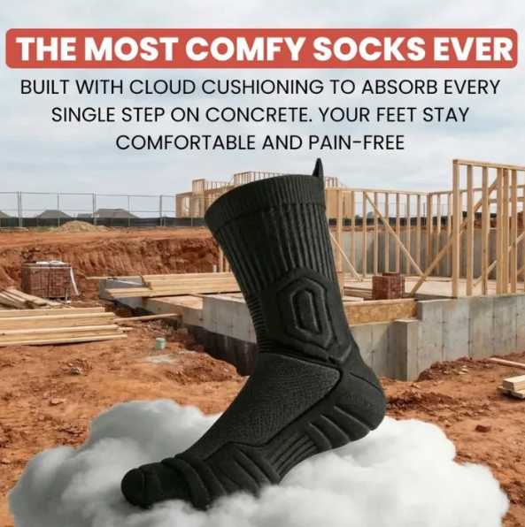 Bamboo Cushioned Work Socks