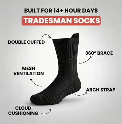 Bamboo Cushioned Work Socks