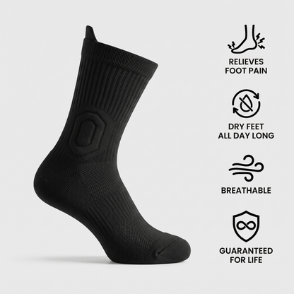 BRICK Bamboo Cushioned Work Socks: relieves foot pain, dry feet all day long, breathable, guaranteed for life